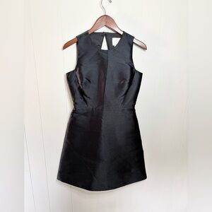 Kate Spade black peek a boo fancy meeting you sleeveless a line dress 4
